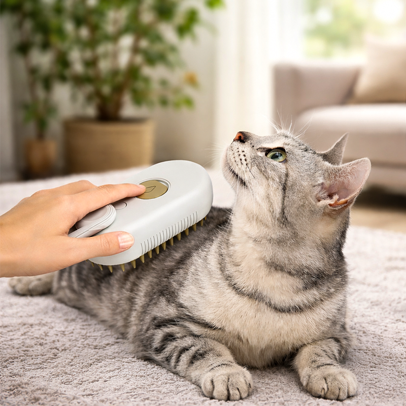 3-in-1 Steam Pet Brush