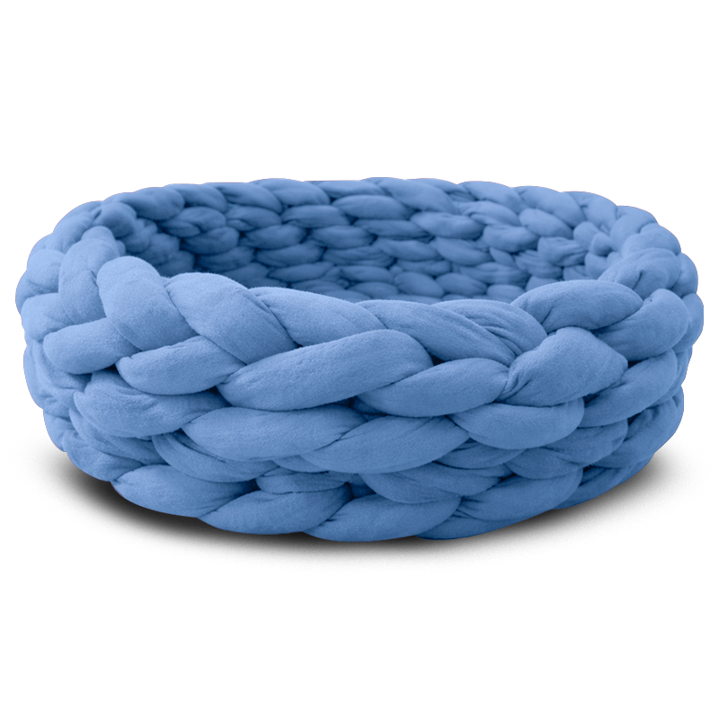 Calming Braided Pet Bed