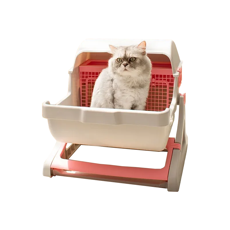 LitterLux Semi-Automatic Litter Box