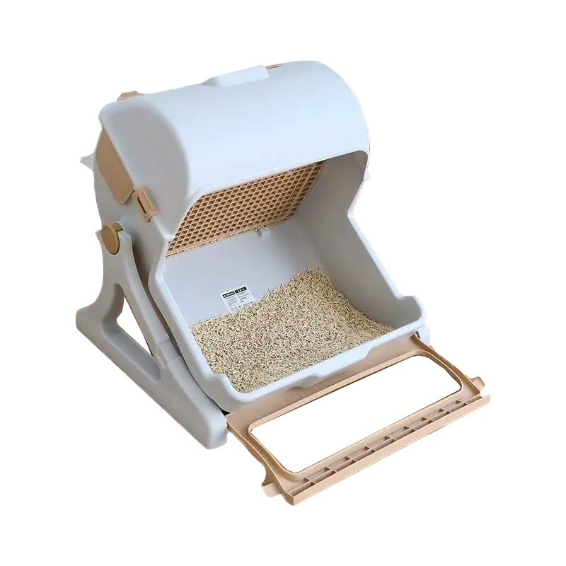 LitterLux Semi-Automatic Litter Box