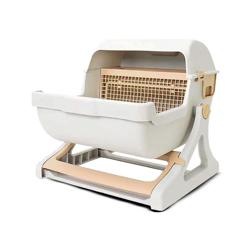 LitterLux Semi-Automatic Litter Box