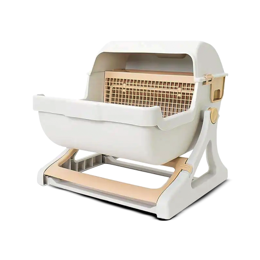 LitterLux Semi-Automatic Litter Box