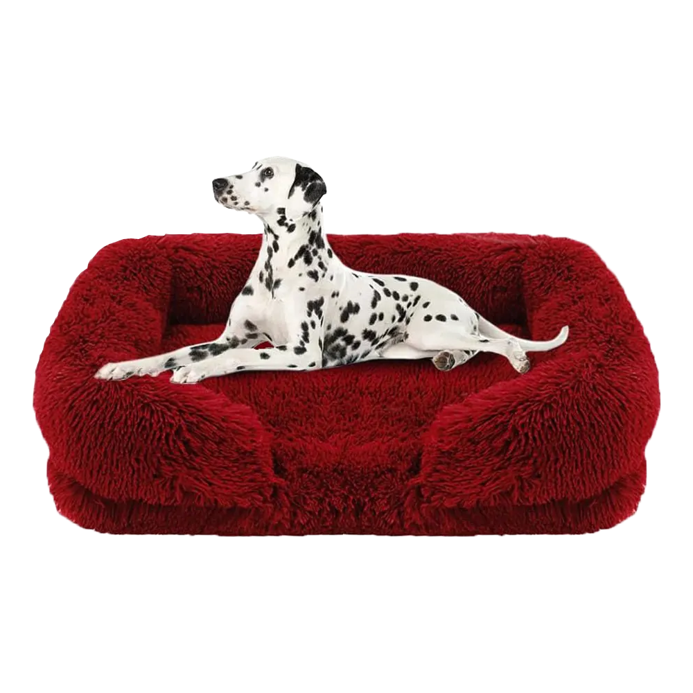 Plush Square Pet Bed