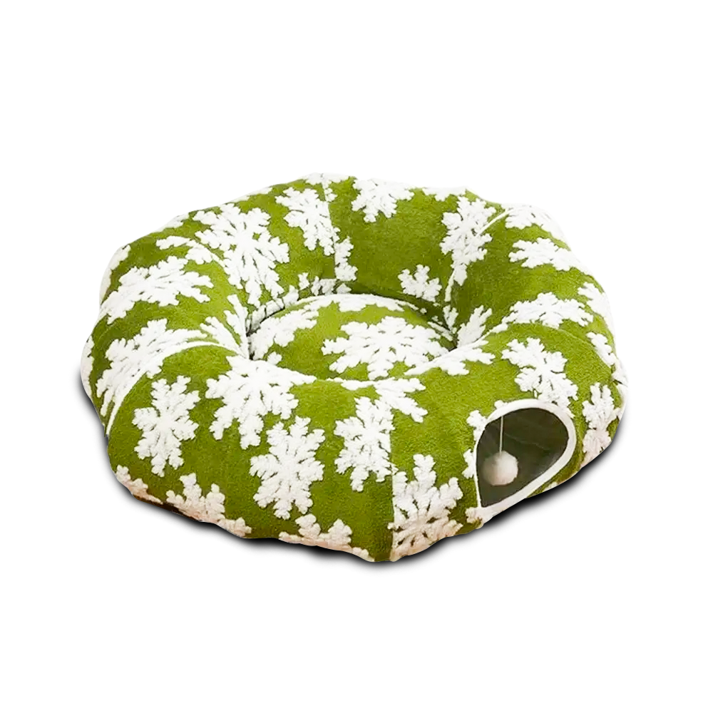 Christmas Cat Tunnel & Nest