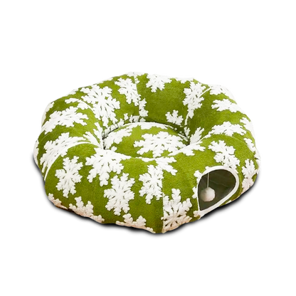 Christmas Cat Tunnel & Nest