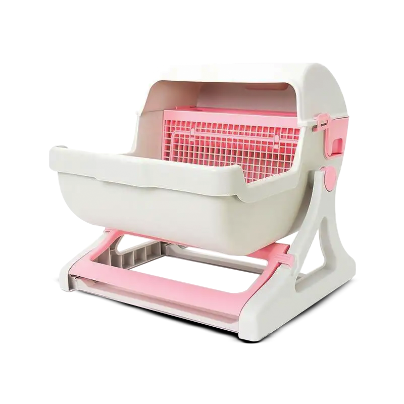 LitterLux Semi-Automatic Litter Box