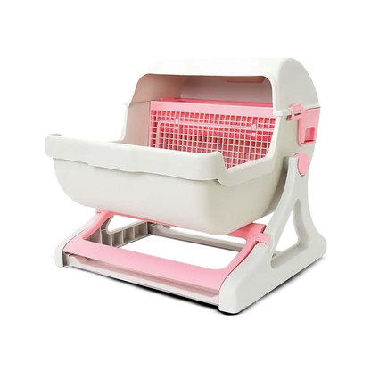 LitterLux Semi-Automatic Litter Box