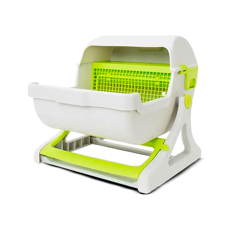 LitterLux Semi-Automatic Litter Box