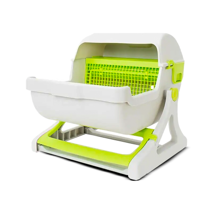 LitterLux Semi-Automatic Litter Box