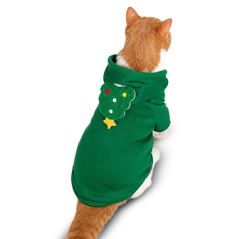 Christmas Tree Pet Hoodie